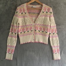 ZARA Cropped Cardigan Sz S
