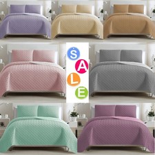 3 Piece Quilted Bedspread Bed