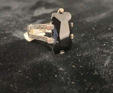 Vintage Sterling Silve Onyx &