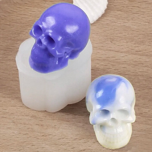 Skull epoxy resin - 3d,