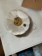 Brand New Cream Lidded Pumpkin