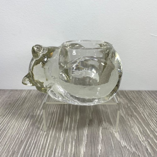 Indiana glass sleeping cat - indiana,