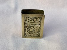WW1 TRENCH ART BRASS MATCHBOX