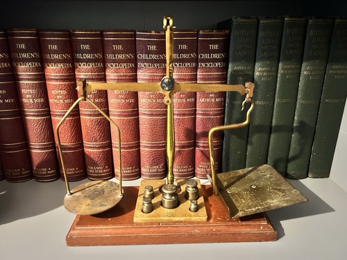 Vintage postal weighing scales - vintage,