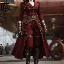 Women Pirate Captain Coat