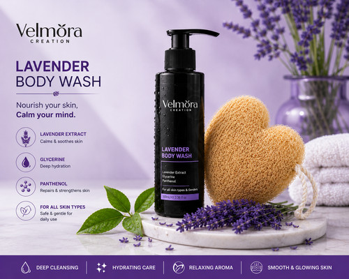 Velmora lavender body wash - velmora,