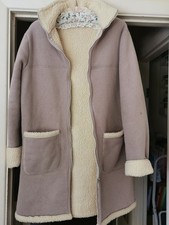 Sheepskin Effect Ladies Coat