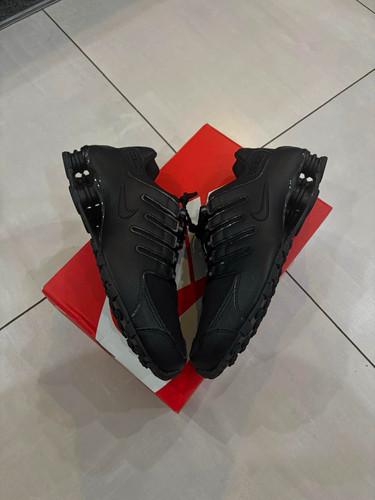 Uk11 nike shox - shox, black