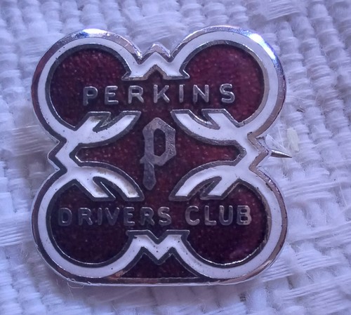 Perkins drivers club - club, enamel