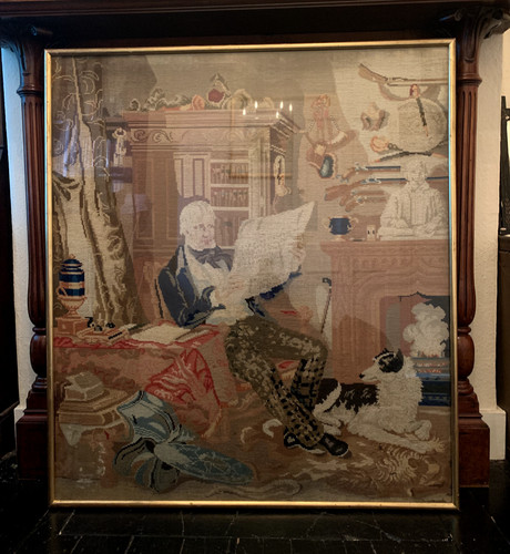 Needlepoint sir walter - of,
