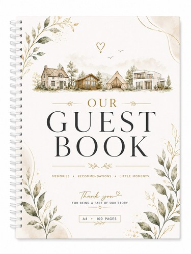 Guest book holiday home - home, airbnb