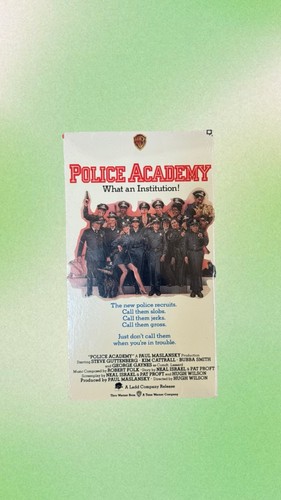 Police academy vhs - police,