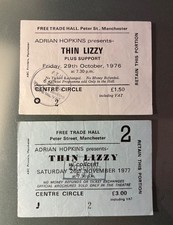 Thin Lizzy Ticket Stubs  1976