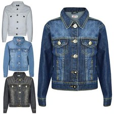 Kids Girls Jackets Denim Style