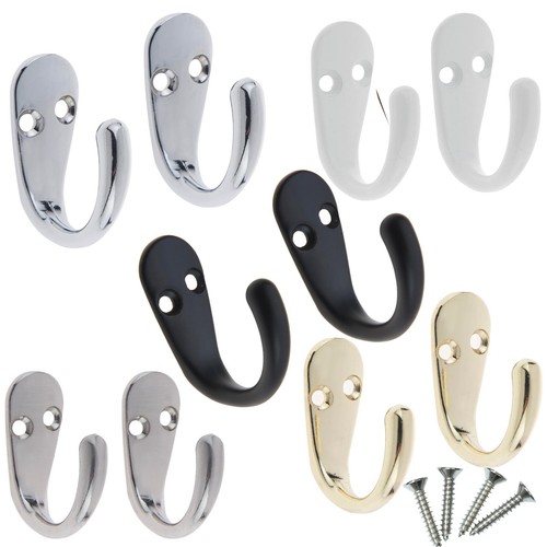 Coat robe hooks - with, screws