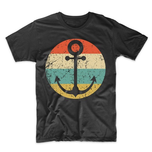 Men nautical shirt retro - men's,
