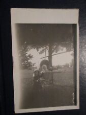 Postcard Children, Baby in old fashioned Pram (Social history)