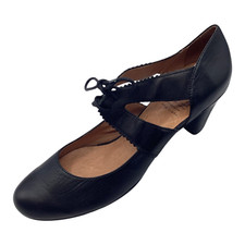 Wonders Womens Black Leather