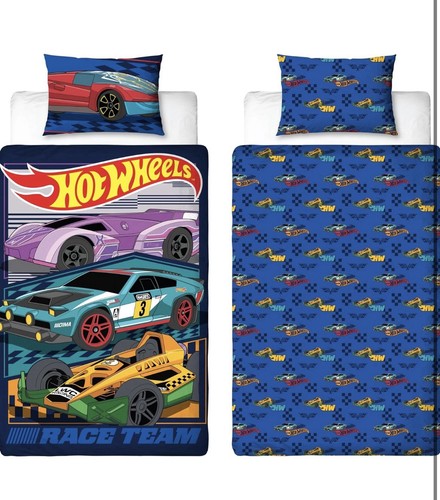 Hot wheels single duvet cover - single,