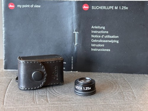 Leica viewfinder magnifier - leica,