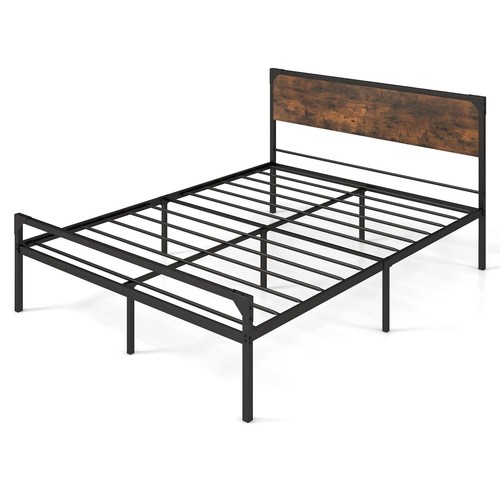 King size metal bed - metal, frame