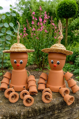Garden decor pots - set, 2