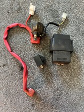 Sym Wolf Sb125n Cdi / Ecu, Flasher Relay, Starter Solenoid Used 