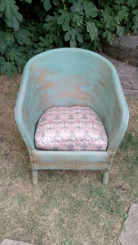 Lloyd loom style chair with - lloyd,