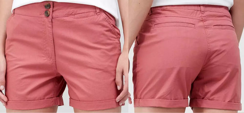 Women poplin shorts dusty - poplin,