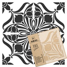 ART NOUVEAU FLOWER #5 Tile