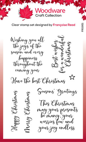 Woodware clear stamps - clear,