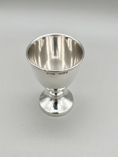 MID-CENTURY STERLING SILVER EGG CUP, F.H. ADAMS & HOLMAN, BIRMINGHAM, 1954