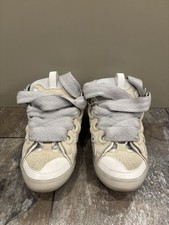 Lanvin Curb Sneakers Men Beige and Grey, Size UK 9, EU 43