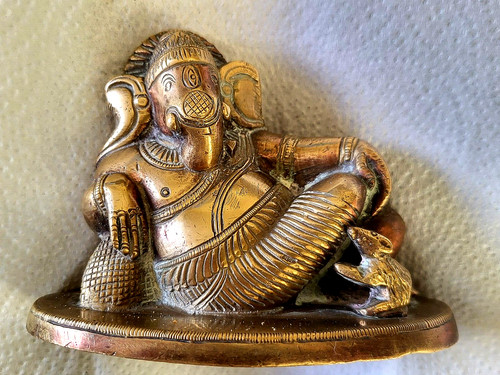 Antique solid brass reclining - antique,