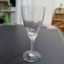 Vintage liqueur glass twisted