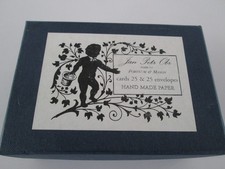 JAN PETR OBR PRAGUE FORTNUM & MASON 20 HANDMADE CARDS & ENVELOPES 10.5cmx7.5cm