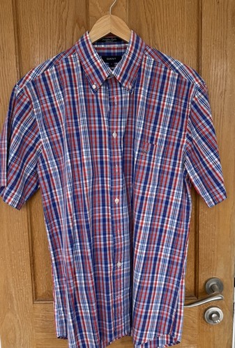 Gant men short sleeve check - short,