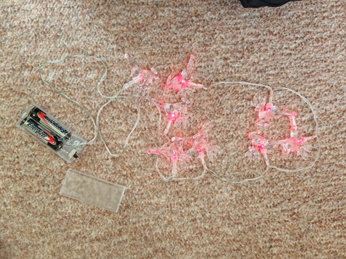 Led red christmas reindeer - red,
