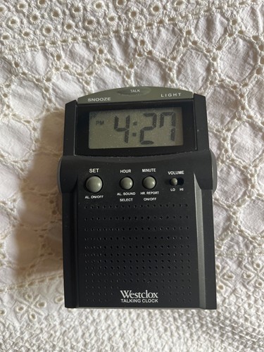 Westclox talking alarm - , clock