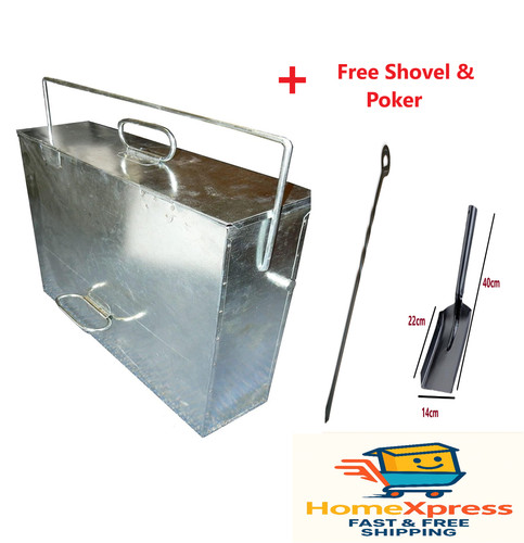 Fireplace ash carrier box - fireplace,