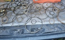 Joblot Collection Vintage Glass Oil Lamp  Shade Holders 