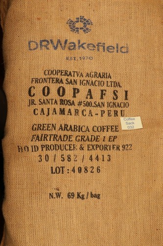 Peruvian hessian coffee sack - peruvian,