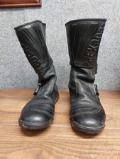 Prexport UK 5 EUR 38 Black Motorbike Boots