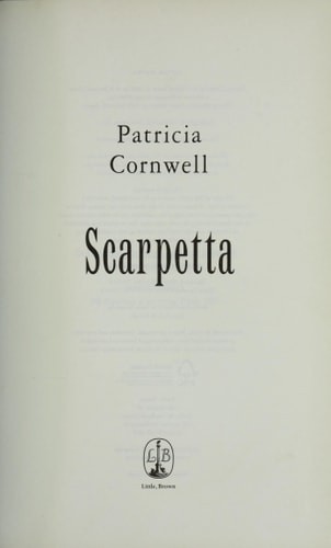 Scarpetta patricia cornwell - scarpetta,