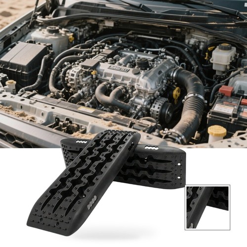 Black recovery tracks sand - black,