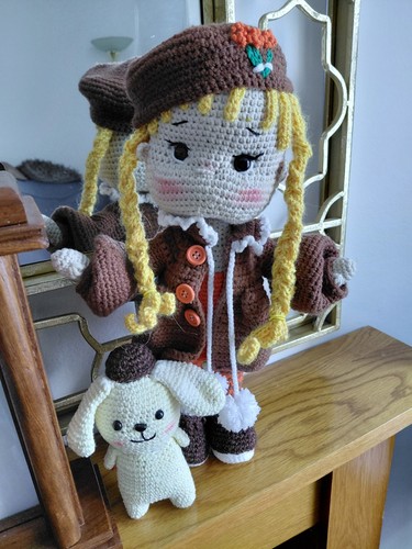 Handmade crocheted pom - handmade,