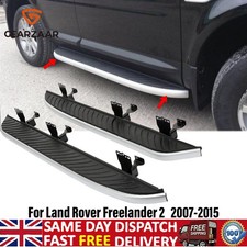 For Land Rover Freelander 2 Side Steps Running Board Black Silver NEW 2007-15
