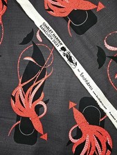 Charley Harper BARKCLOTH Whale