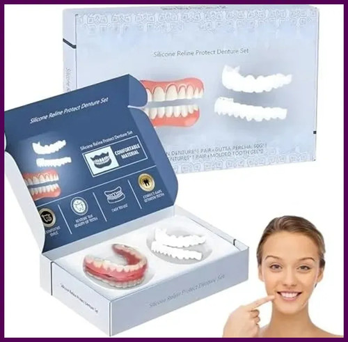 Pairs false teeth set - 2,