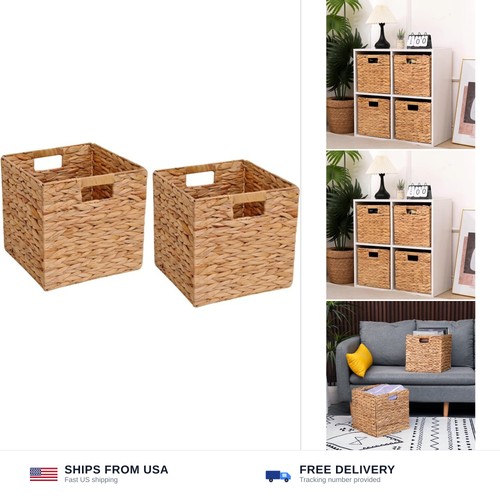 12x12x12 inch wicker storage - wicker,